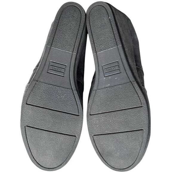 Tom's Women's Kala Wedge Grey Suede Lace Up Bootie - Size 8.5 - Picture 8 of 8